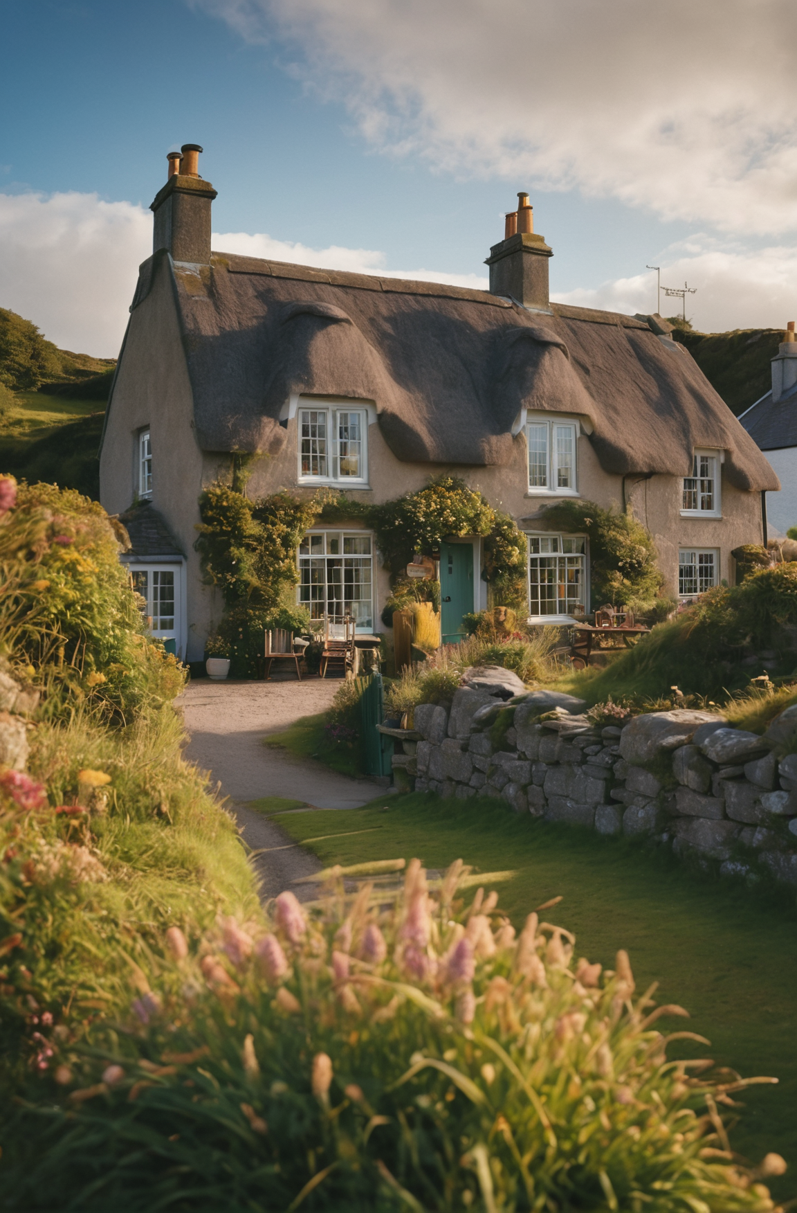 00091-a beautiful cottage, scotland coastal village, (sharp focus_1.2), extremely detailed, (photorealistic_1.4), (RAW image, 8k high.png